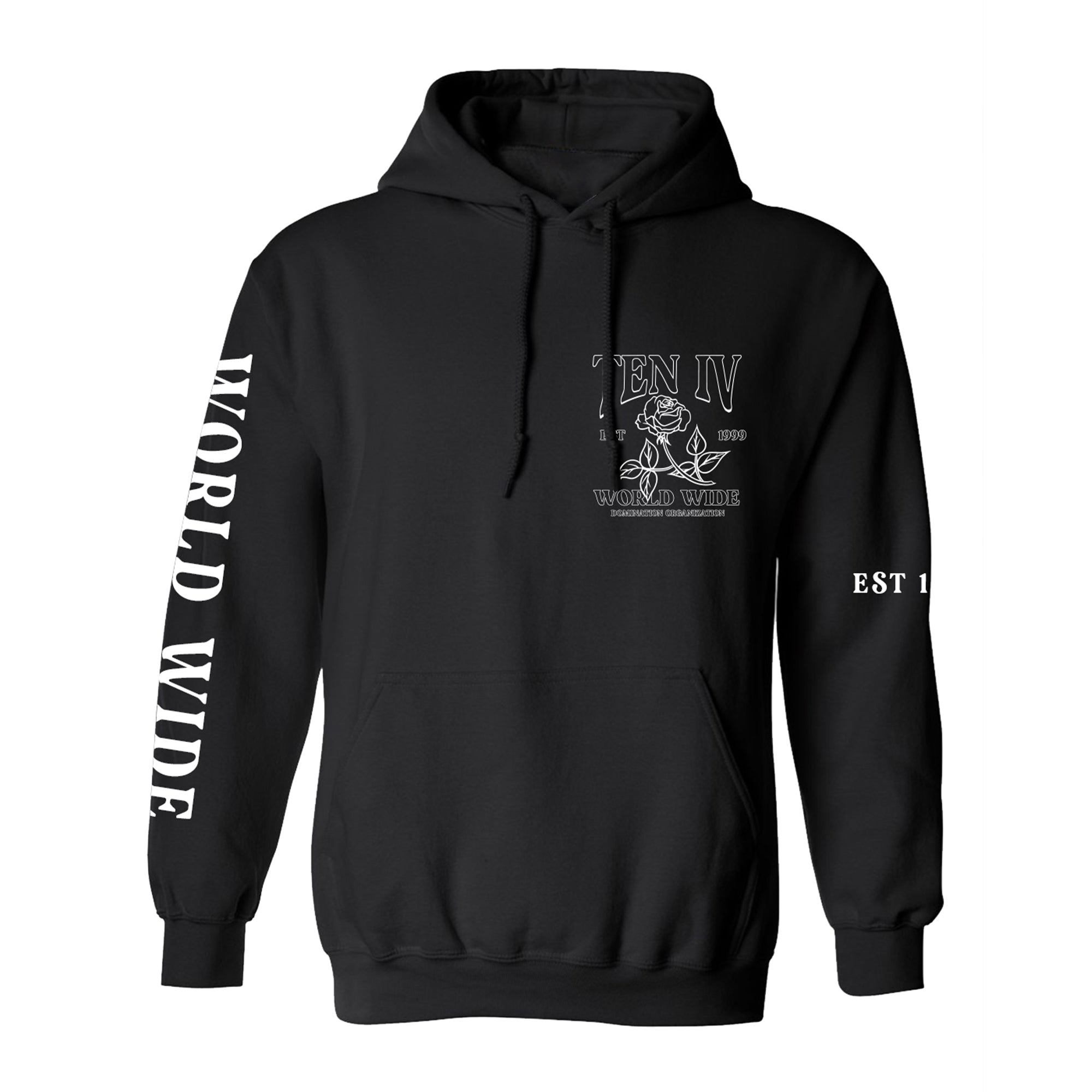TEN IV World Wide Hoodie - Red Print